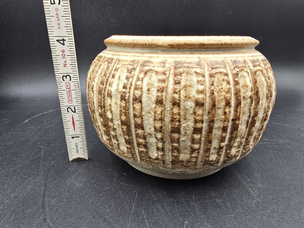 Linda Sheard Signed Handmade Pot Planter