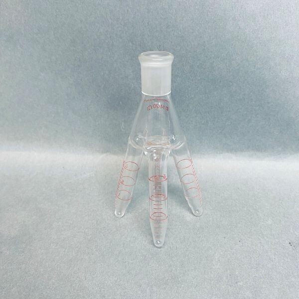 Kontes Cow-Type Distillation Reciever 3 ml 14/20 Outer Joint