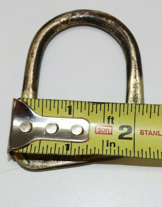 WWI US Cavalry Vintage Brass Saddle D each E499