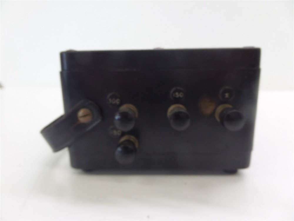 Vintage Weston AC Voltmeter Zero Corrector Meter Model 433 - Four Knobs