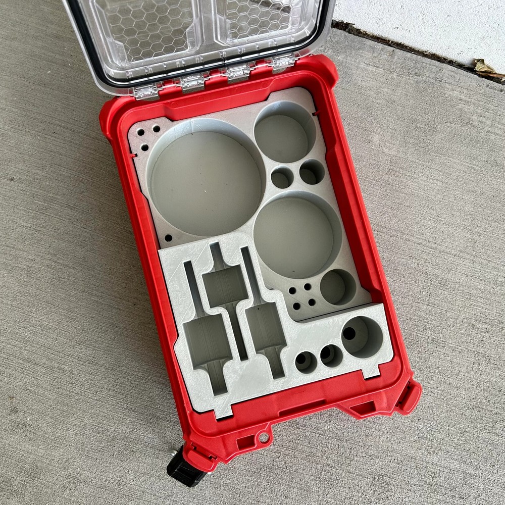 Hole Saw Organizer Insert for Milwaukee Packout (Insert Only)