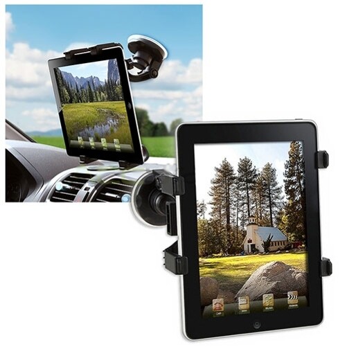 For Samsung Galaxy Tab A9/Plus - Dash Car Mount Windshield Holder Rotating