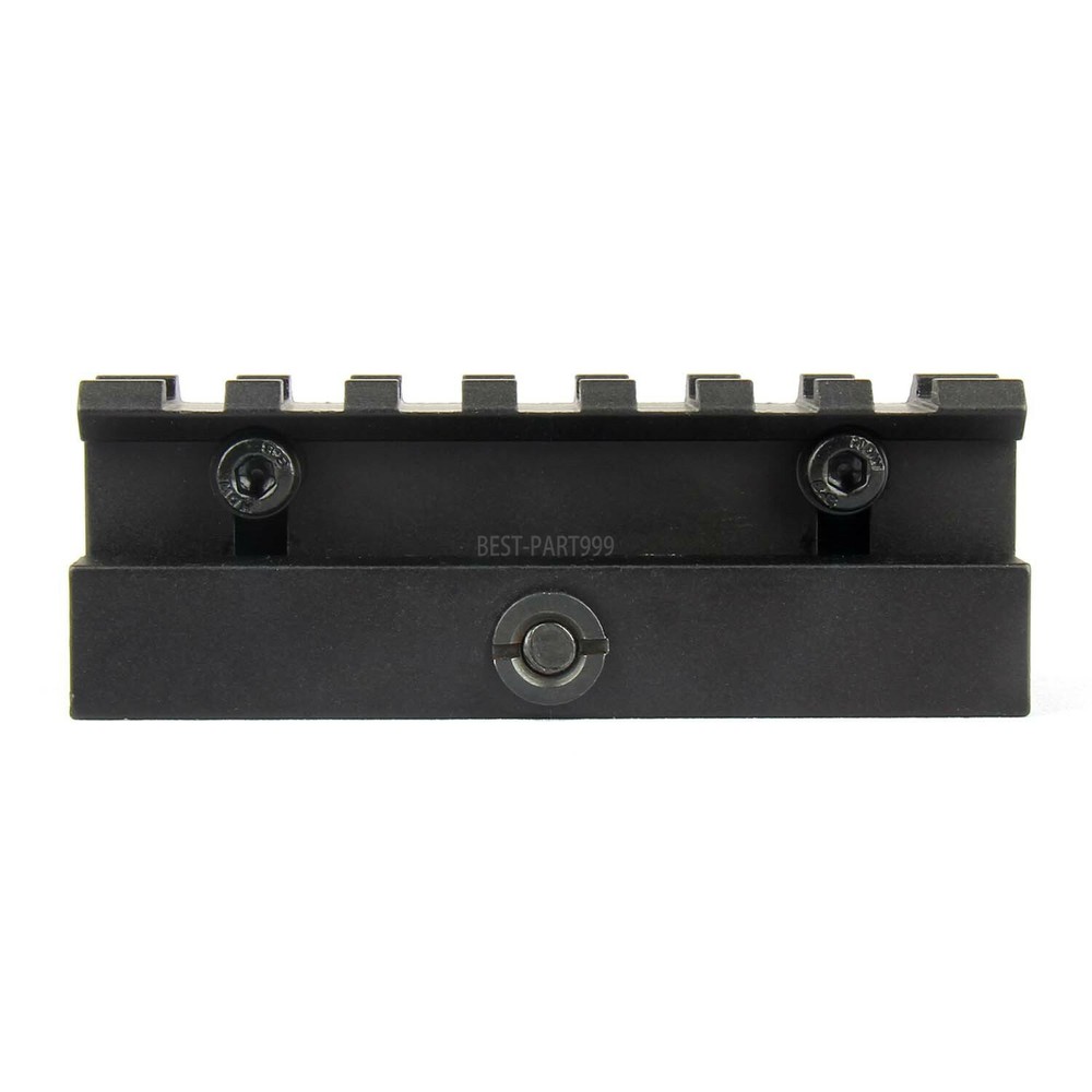 Quick Release Adjustable Height Picatinny Riser Mount - 7 Slot
