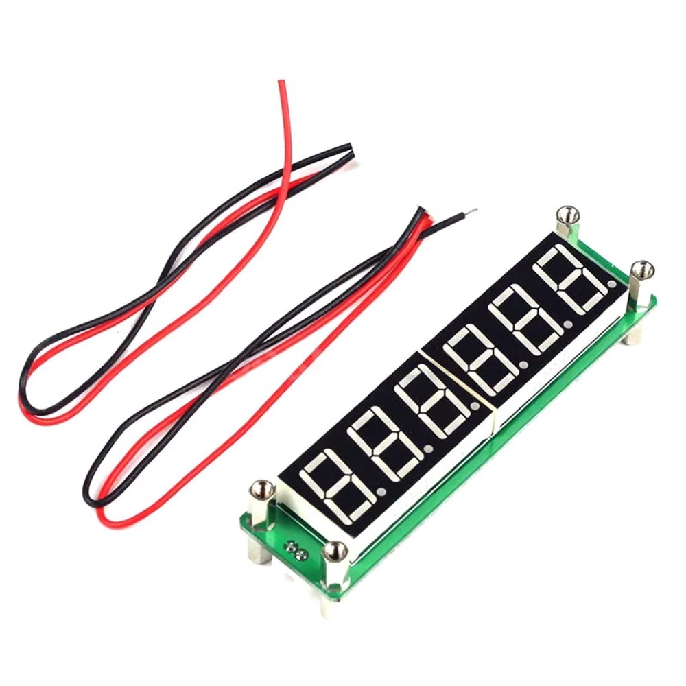 Double Button Control Cymometer 0.1MHz~65MHz 6-Digit Simple Operation Auto Save