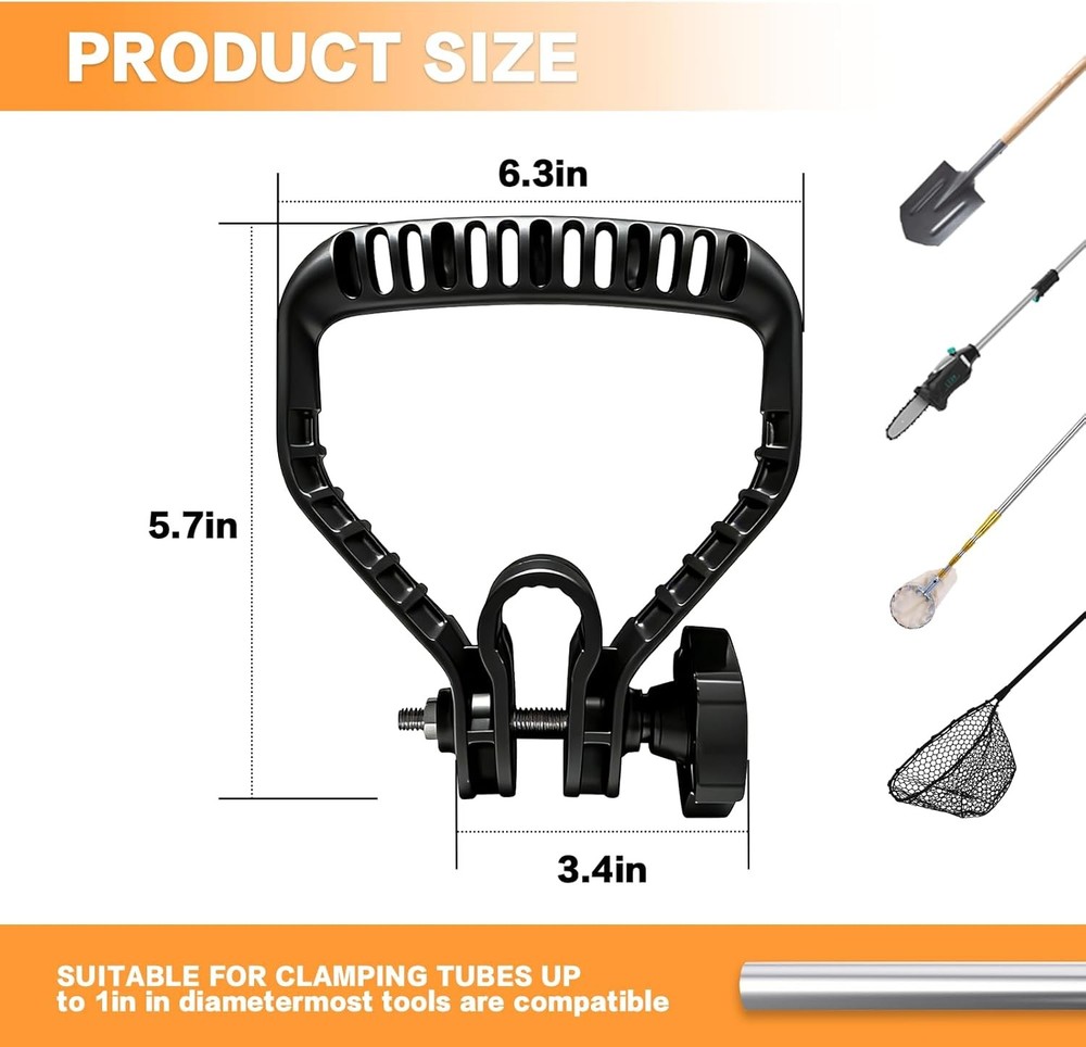 Universal Ergonomic Handle Extension,Adjustable Handle Attachment,Reduces Strain