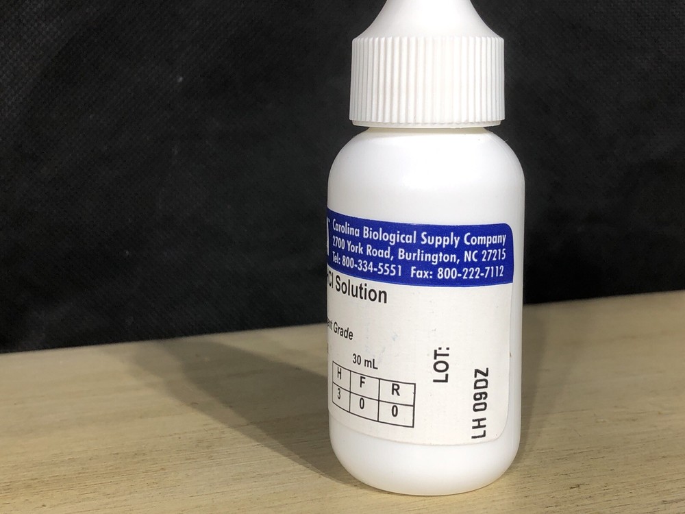 0.07 M HCI Solution 30mL Reagent Grade Carolina