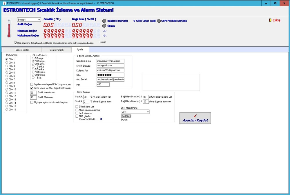 ESTRONTECH PC USB Based Thermologger Temperature Recording,Tracking Device