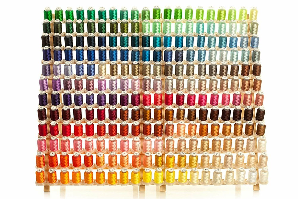 260 Spools Polyester Embroidery Machine Thread - STUNNING QUALITY THREAD