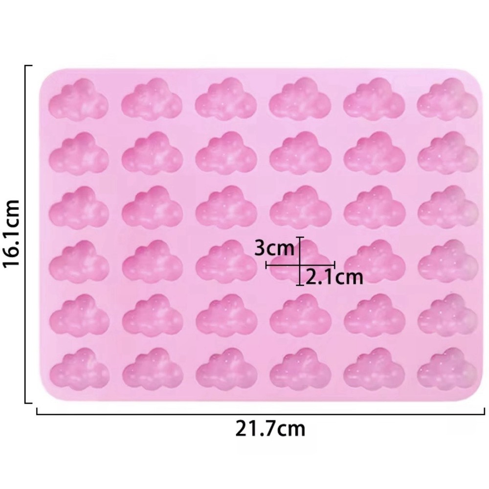 Cloud Soap Mold Set Silicone Square and Mini Cloud Embed Molds DIY