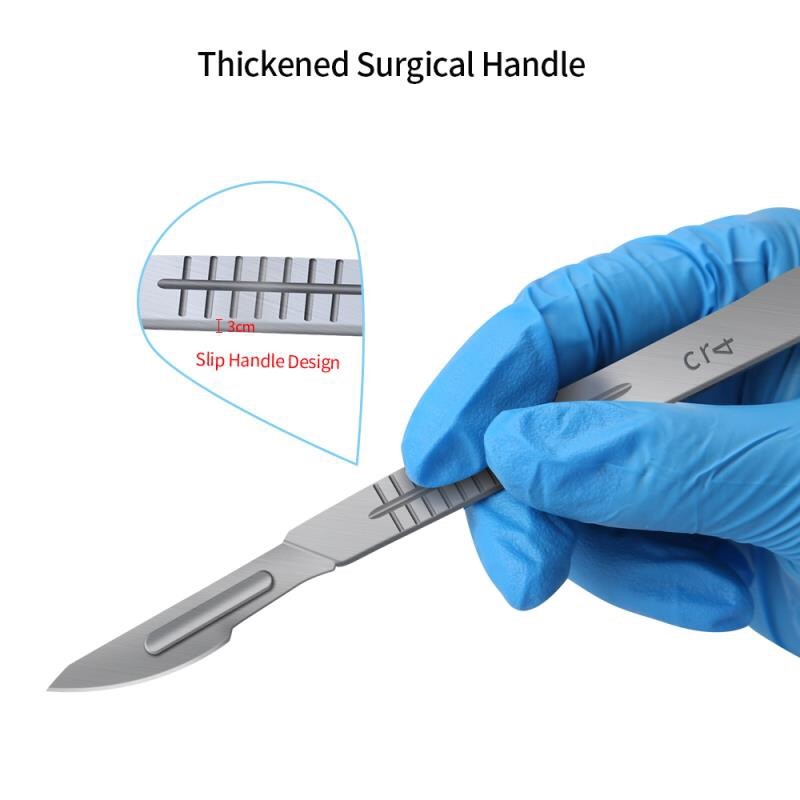 BLADE KNIFE STEEL PRY TOOL FOR IPHONE 8 X PLUS BACK BROKEN GLASS REMOVE REPLACE