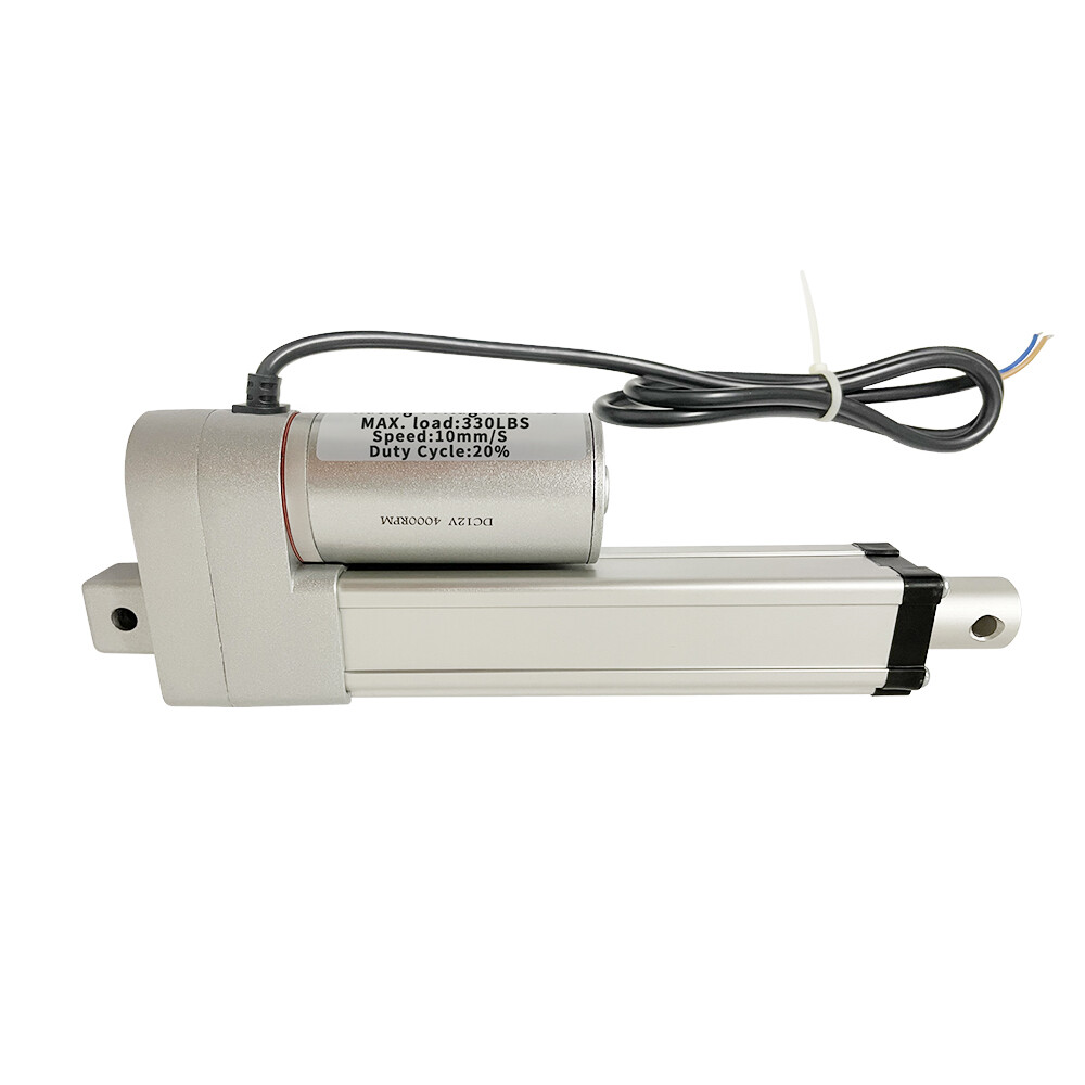 2 sets 4" Stroke Silent mode Linear Actuator with Brackets DC12V 1500N 10mm/s