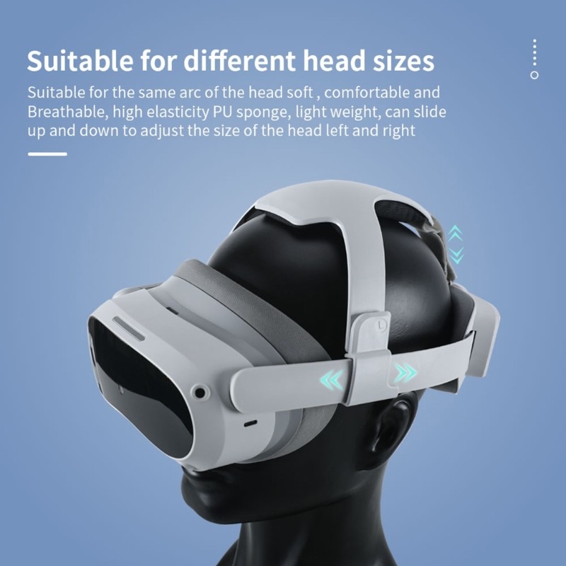 Comfortable Protective Headband for Pico 4 VR Headset Pressure-relieving Strap