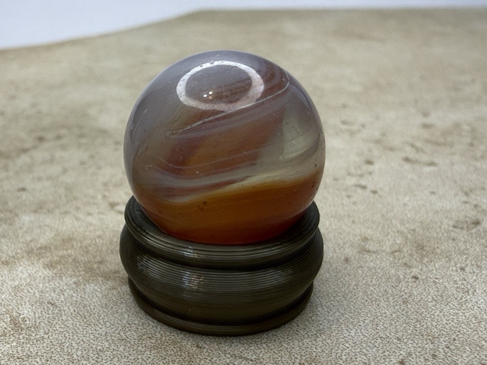 Glass Marble With Display Included lot #8342