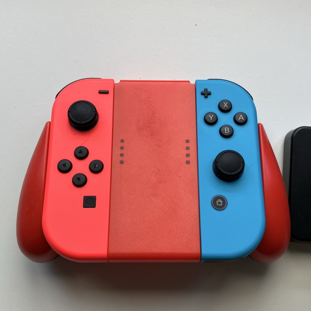 Nintendo & Nyko Switch Joy-Con Grips, Charging Dock, USB Cable Bundle