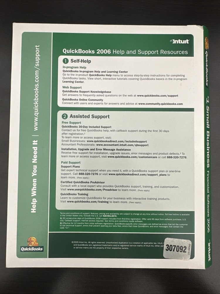 Quickbooks Pro Edition 2006 For Windows 2000/XP, SEALED