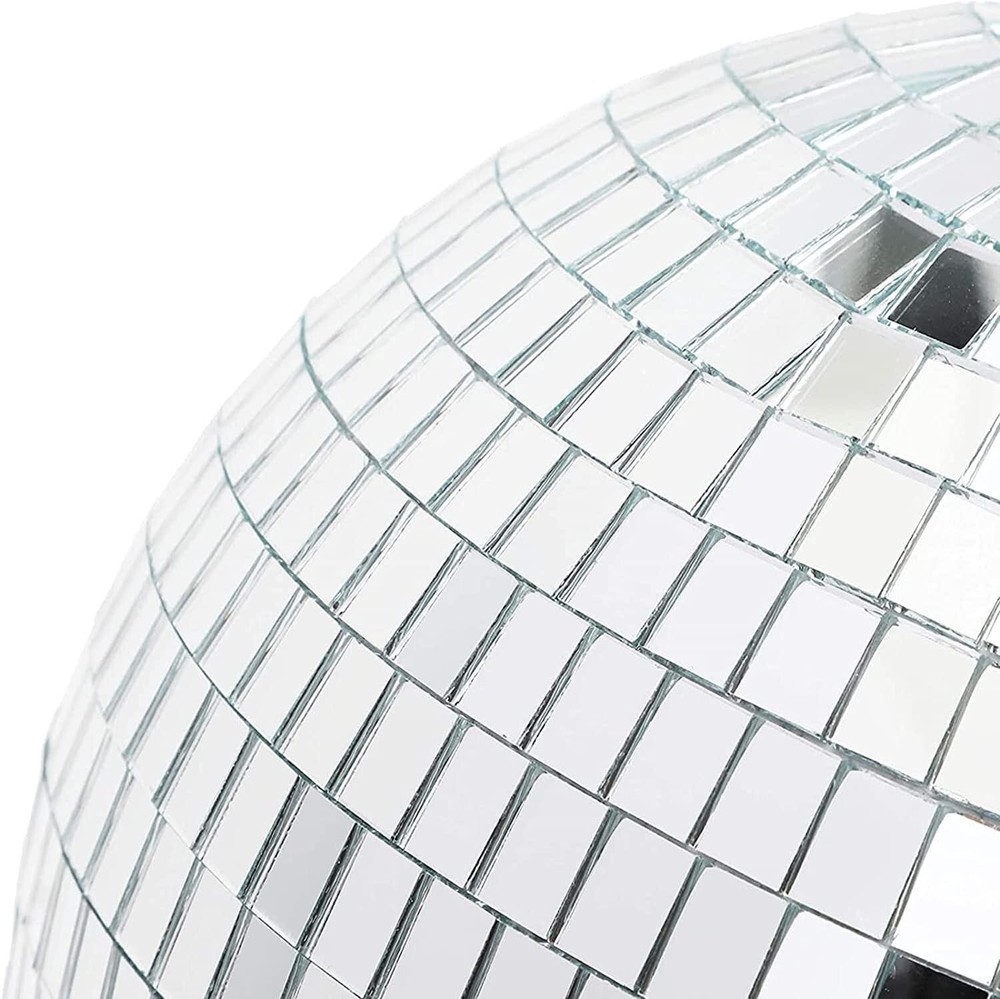 NEW! 8 INCH MIRRORED GLASS DISCO BALL