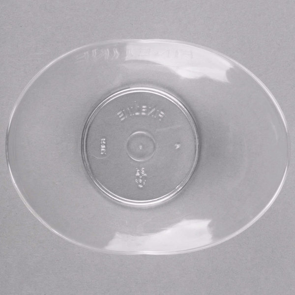 Fineline Settings 6302-CL, 3.5x2.6-Inch Clear Plastic Tiny Tureens, 240/CS