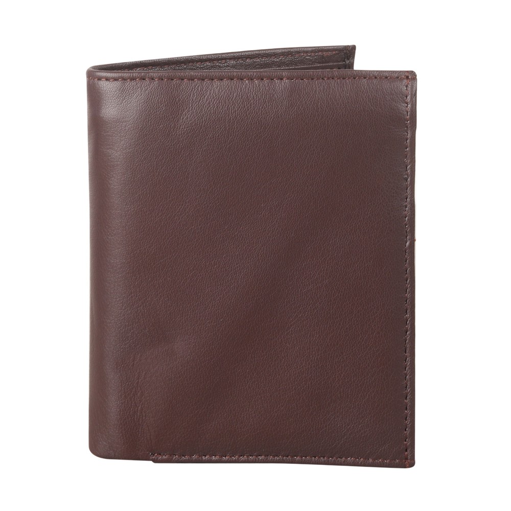Mens Antitheft RFID Blocking Real Leather Wallet Credit Cardholder Bifold Purse