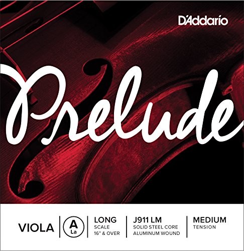 D'Addario Prelude Viola Single A String, Long Scale, Medium Tension