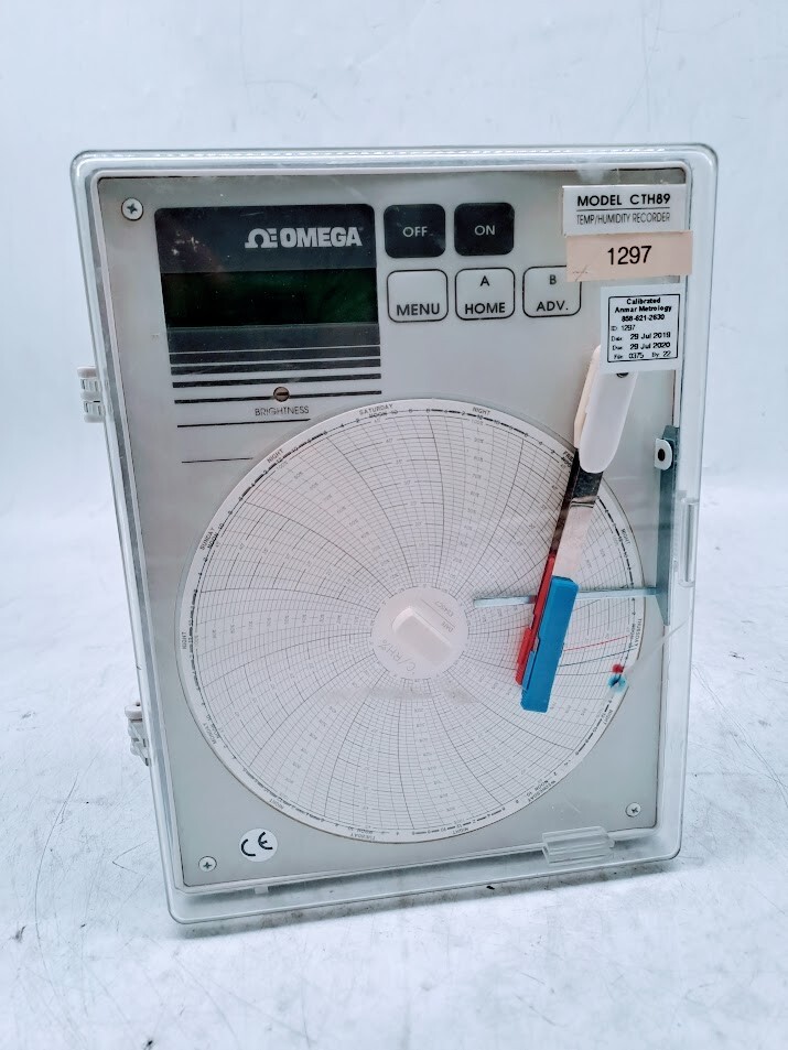 OMEGA Model CTH89 Temperature / Humidity Chart Recorder