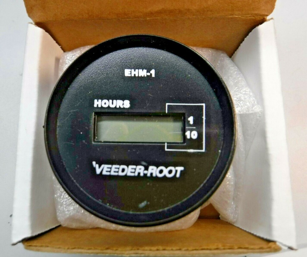 Veeder-Root EHM-1, EHM-100112 Hours Panel Meter "NEW"
