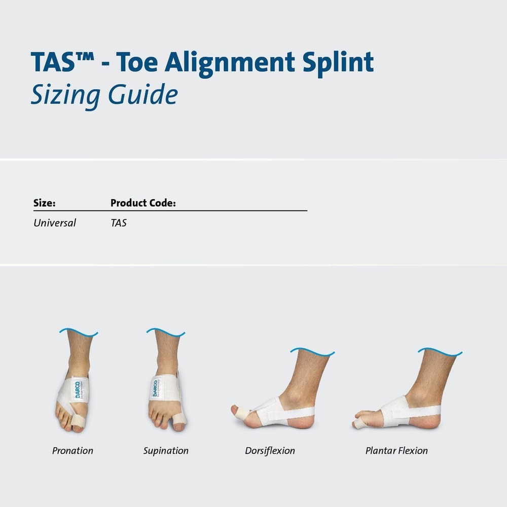 Darco Toe Alignment Splint 1 Count (Pack of 1)