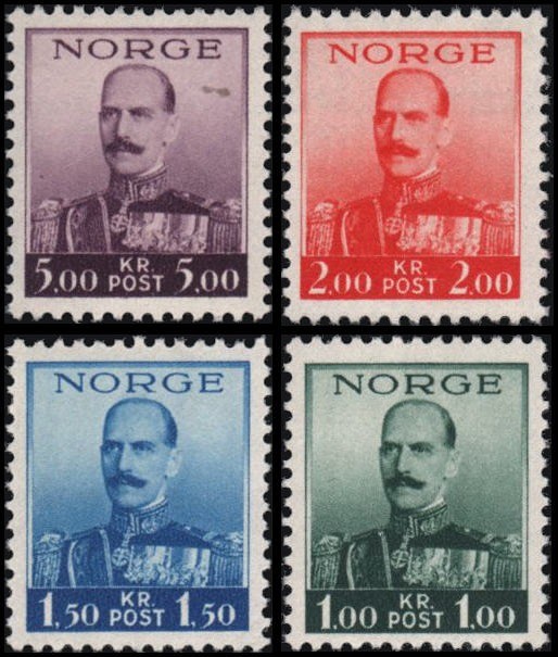 Norway #177-180 set MNH