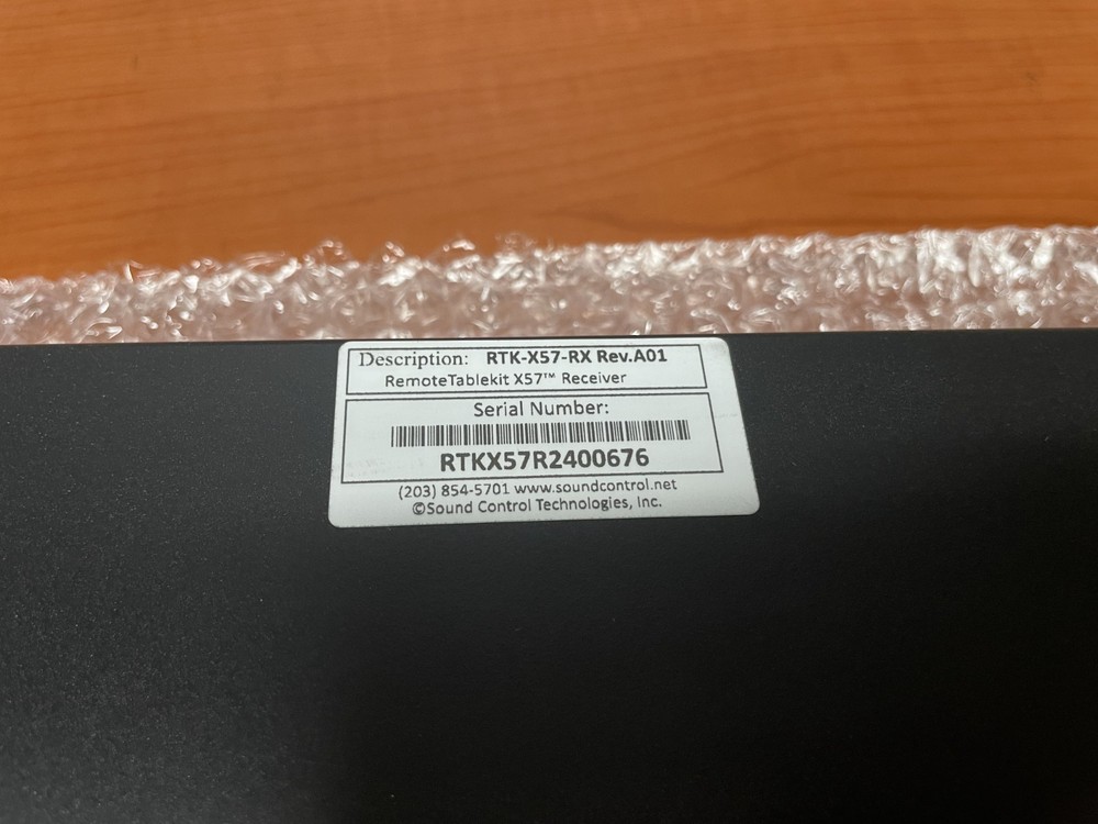 Sound Control Technologies RTK-X57 TX & RX System - Poly Studio Remote Table Kit