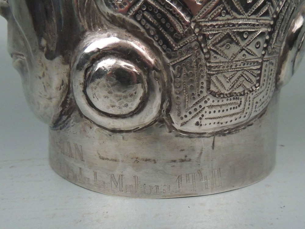 Peruvian Silver Presentational Vase by Pereda - 1940 - Dr. Elvin C. Stakman