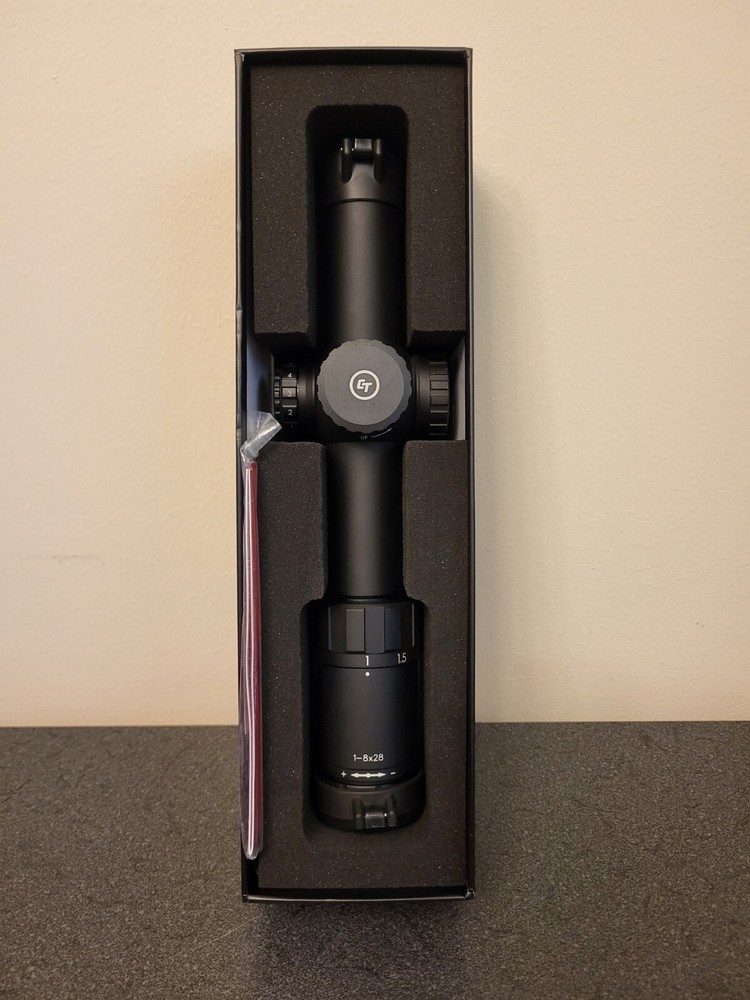 Crimson Trace 1-8x28 scope with MIL Reticle