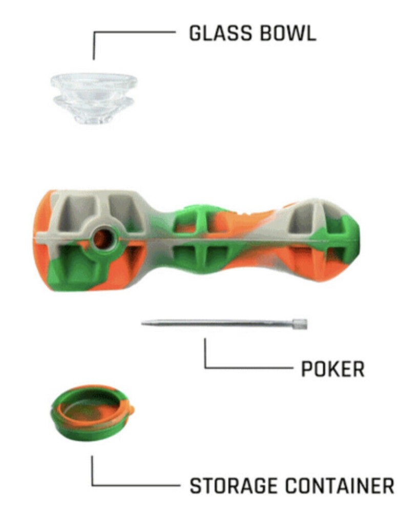 Eyce Spoon Cured Silicone 4” Hand Pipe - Desert