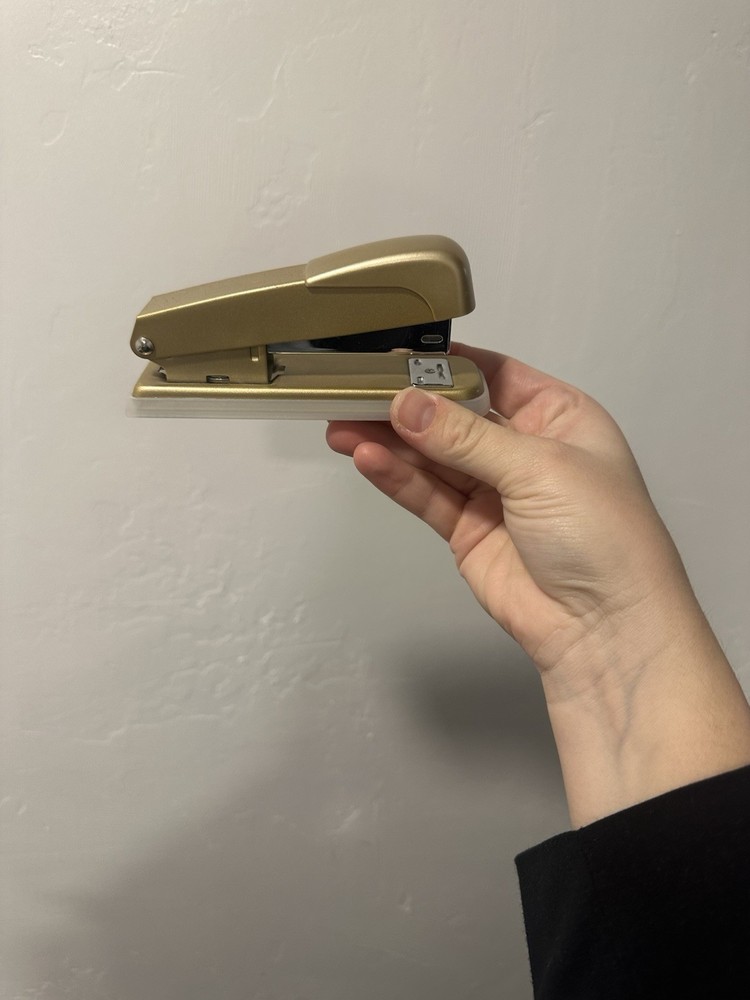 Small Gold Desk Stapler