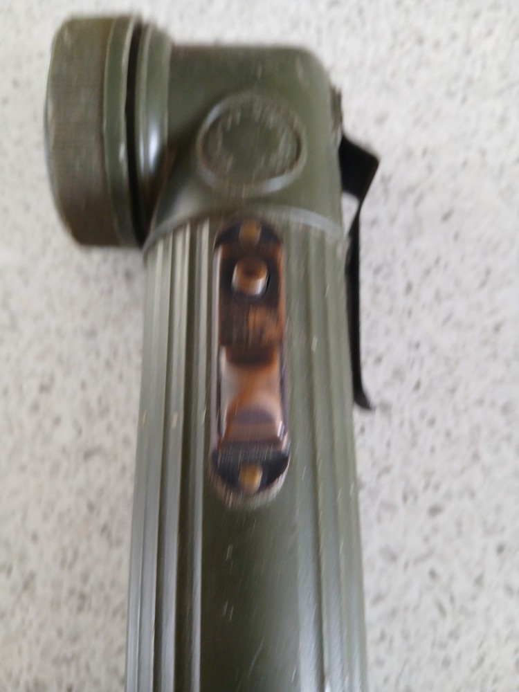 British Army Right Angle Torch Flashlight Working Order