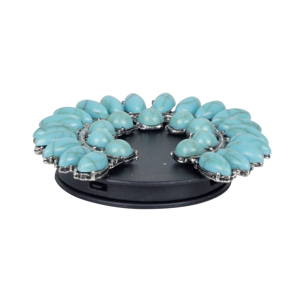 Myra Azure Pearl Rays Phone Socket