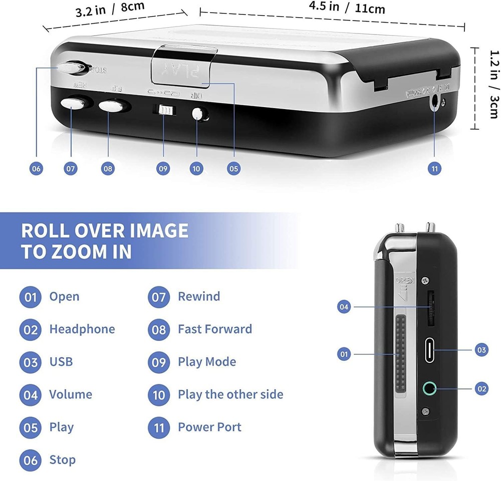 Compact Cassette Tape to Digital Converter