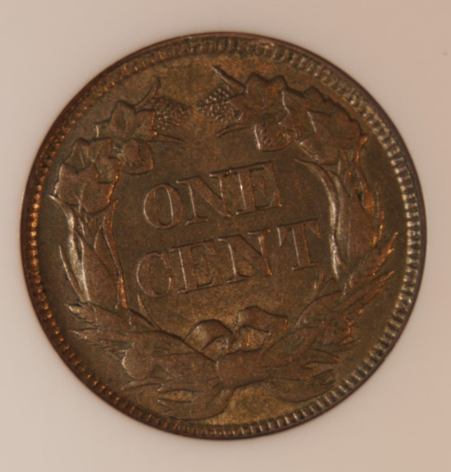 1857 Flying Eagle Cent- NGC MS62