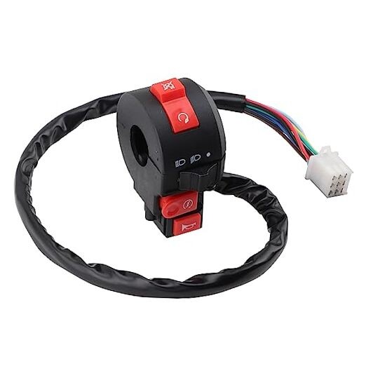 7/8" 22mm Handlebar 4 Function Right Start Switch with Horn Button 4 Functions