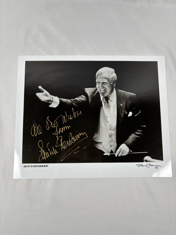 Skitch Henderson Signed Photo