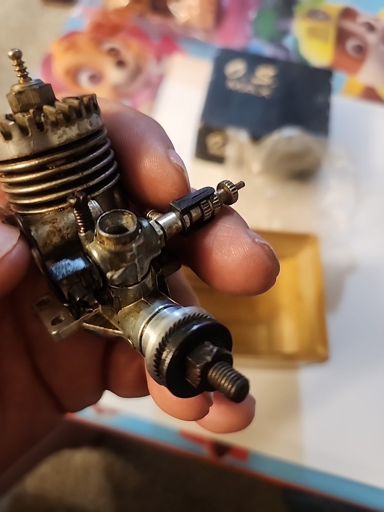 OS Max 10 R/C Model Airplane Glow Engine With Box And Paperwork