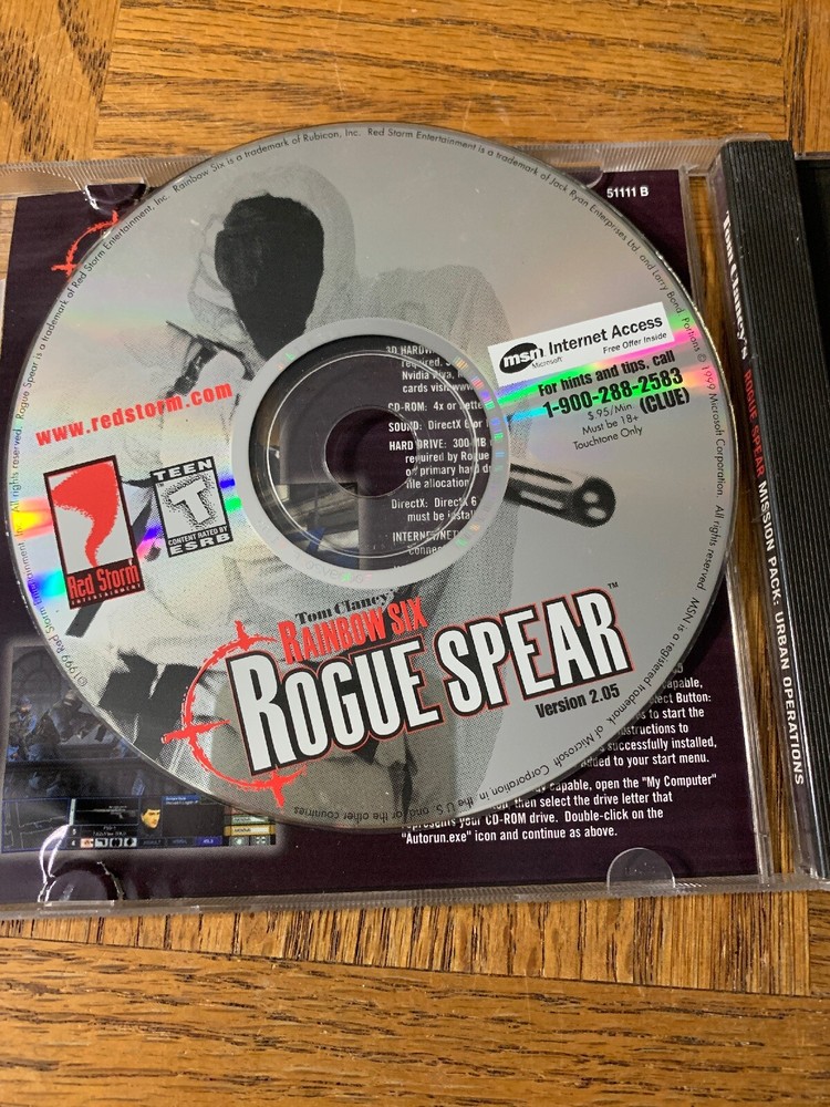 Rainbow Six Rogue Spear PC Game