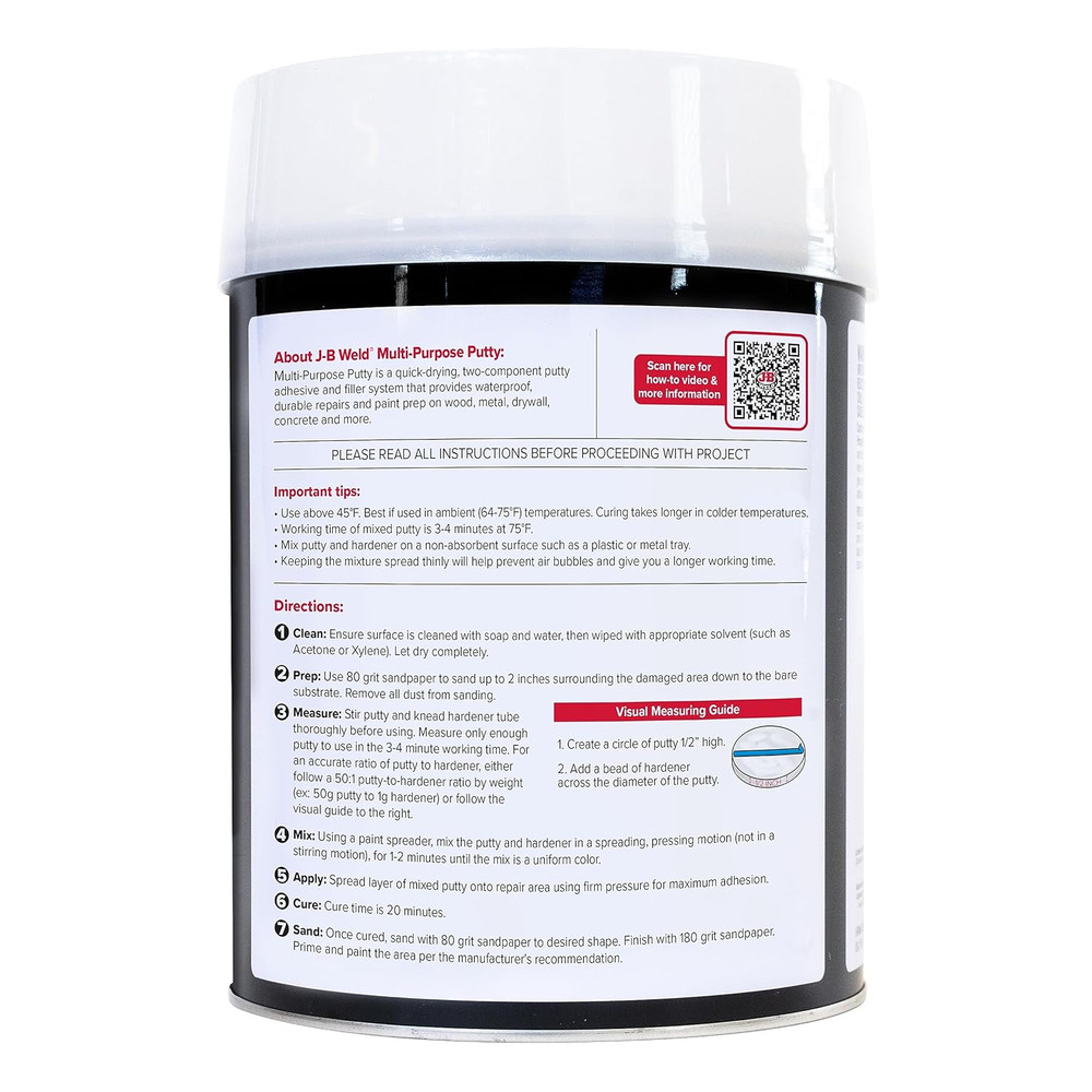 Multi-Purpose Putty - 1 Gallon - Home Exterior & Interior