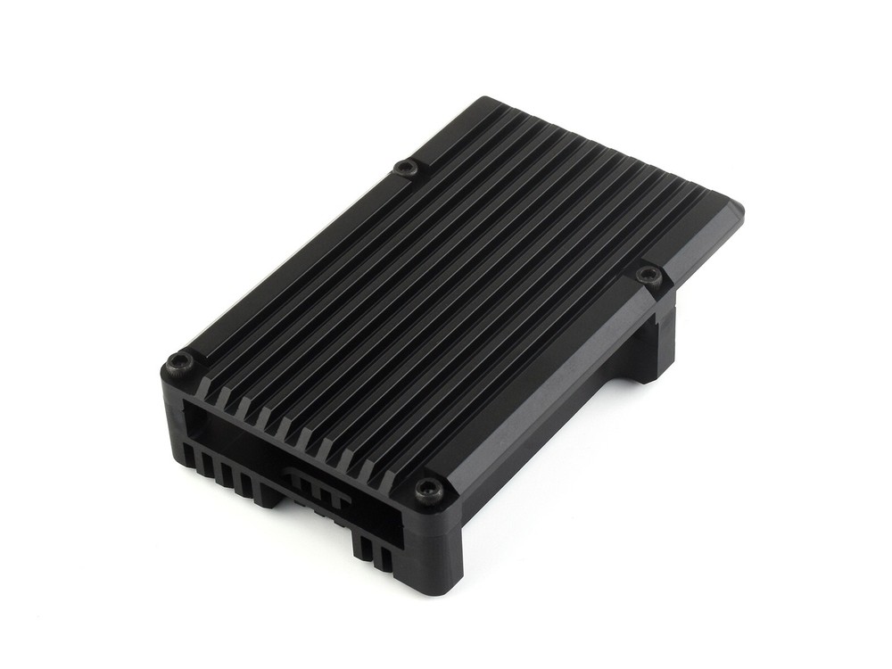 Waveshare Aluminium Alloy Case H for Raspberry Pi 5 with Temperature-Controlled