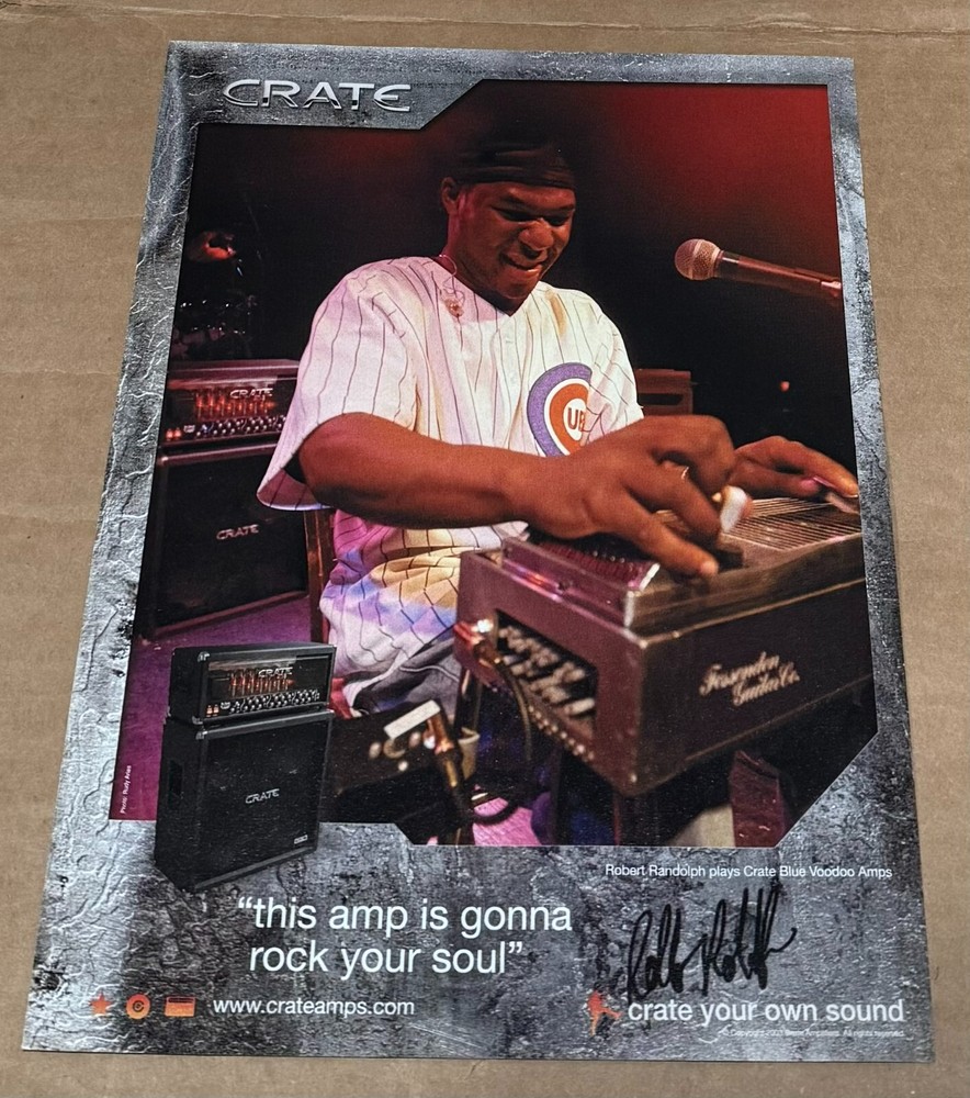 Robert Randolph - CRATE AMPS - 2005 Print Advertisement