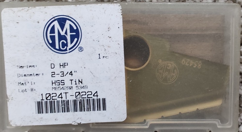 ACME INSERT SPADE DRILL HEAD 2-3/4"