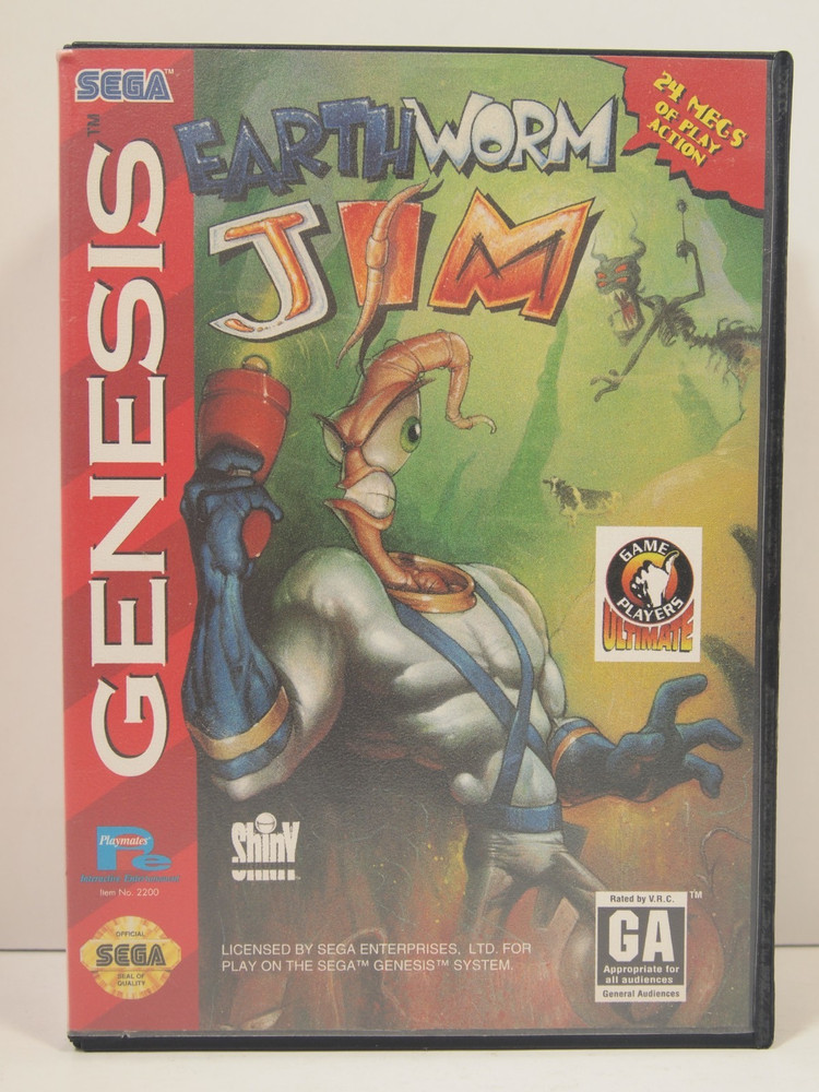Earthworm Jim (SEGA Genesis) Authentic BOX ONLY
