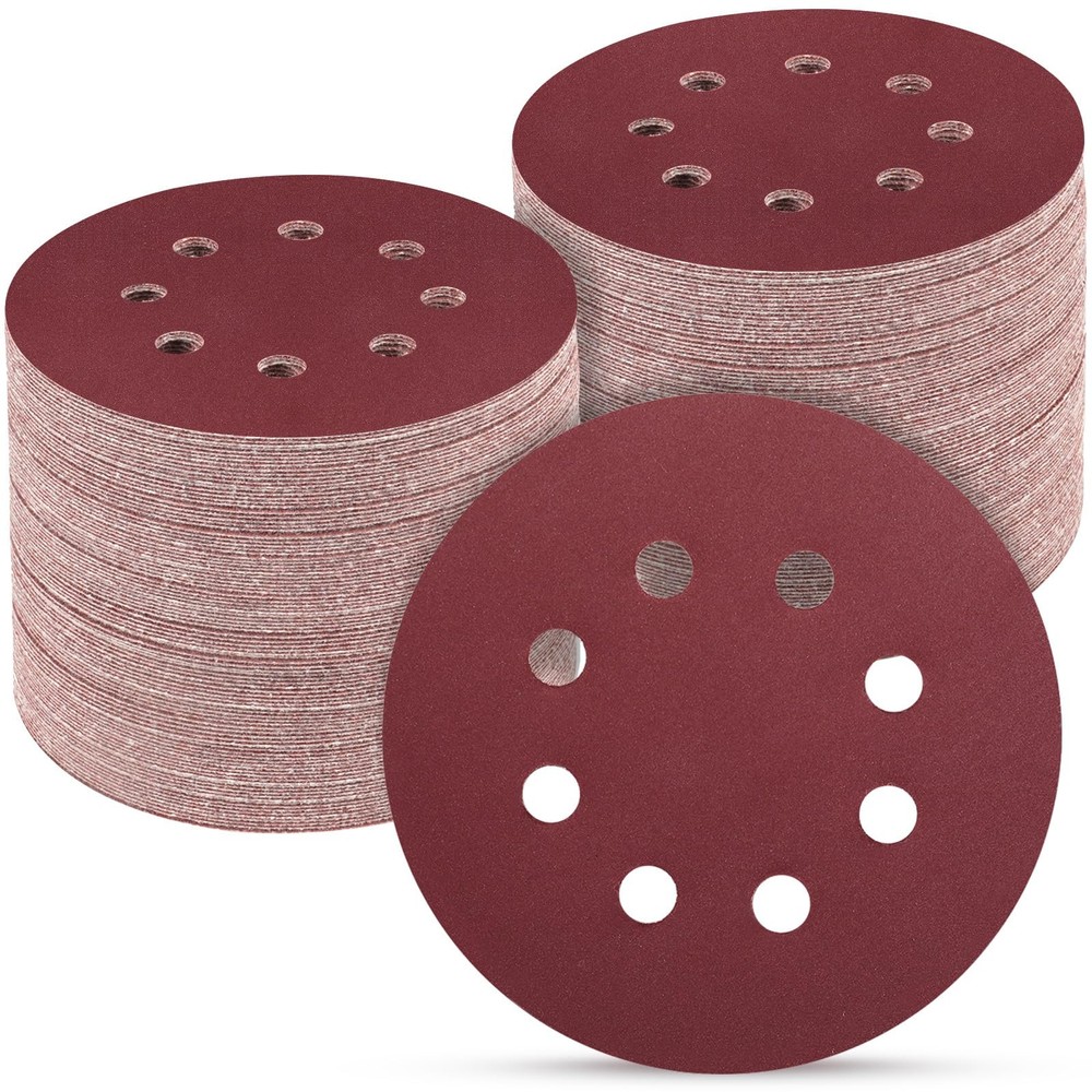 POTUINOM 100 PCS 5 Inch Sanding Discs 800 Grit, Round Hook and Loop Sandpaper...