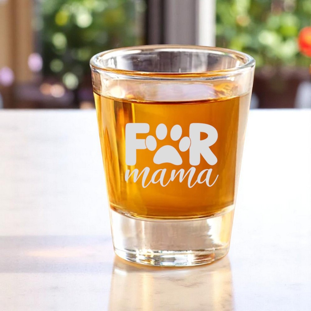2oz Fur Mama Shot Glass