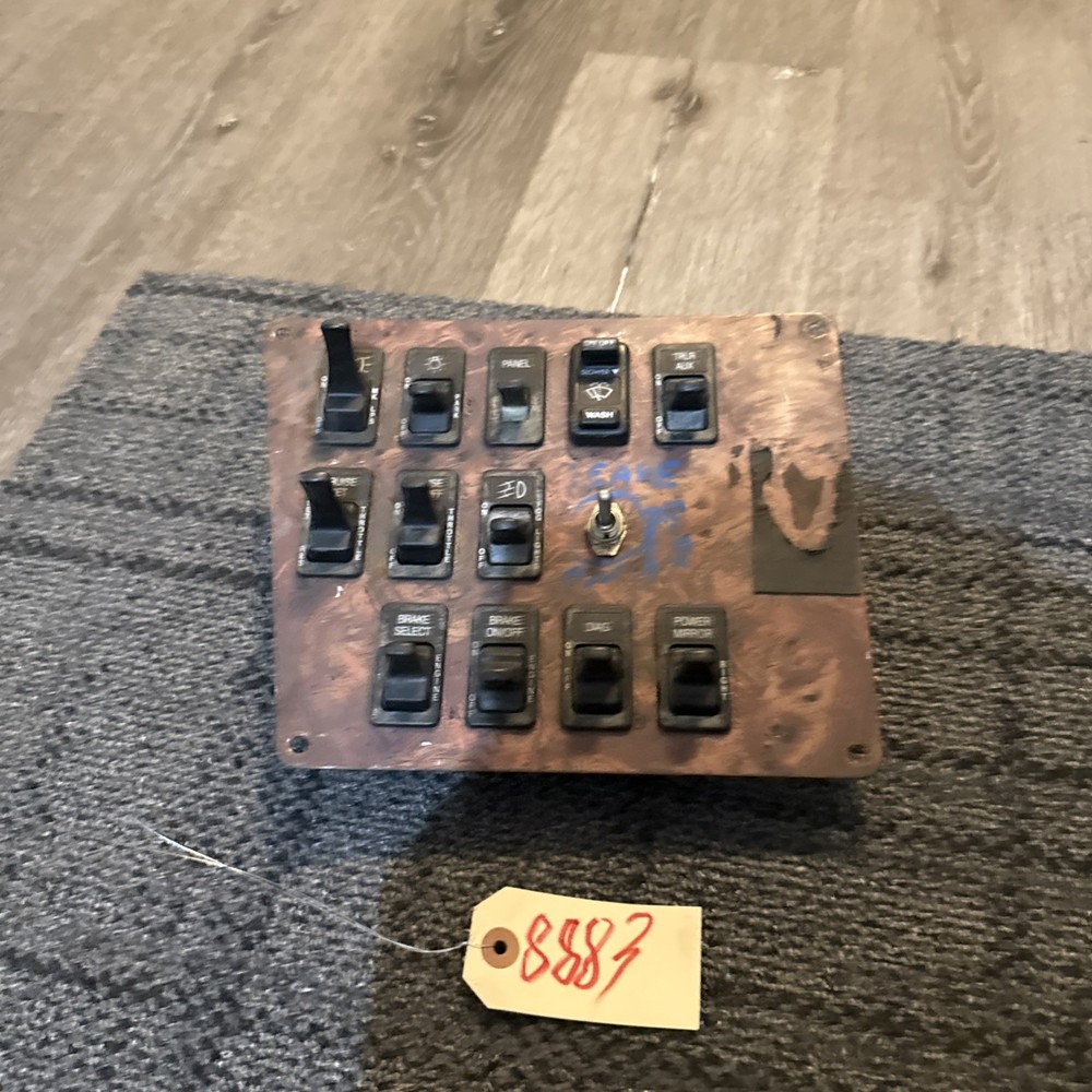International 9400 SWITCH Dash Panel - P/N: 017627, A-5596