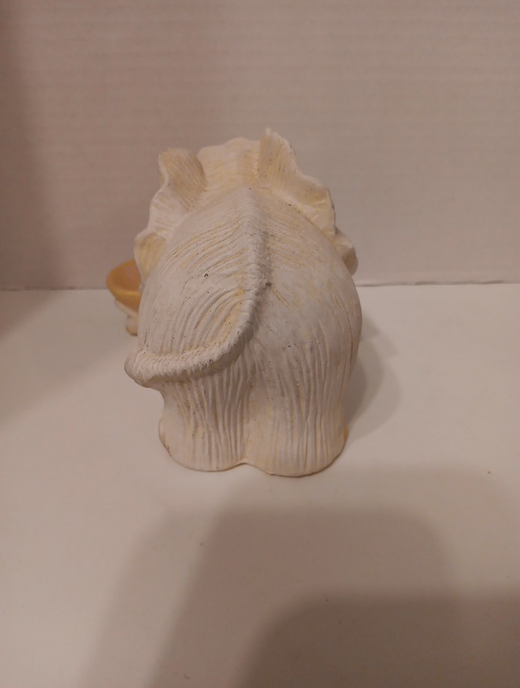 Unfinished Ceramic Bisque Elephant Ring Holder