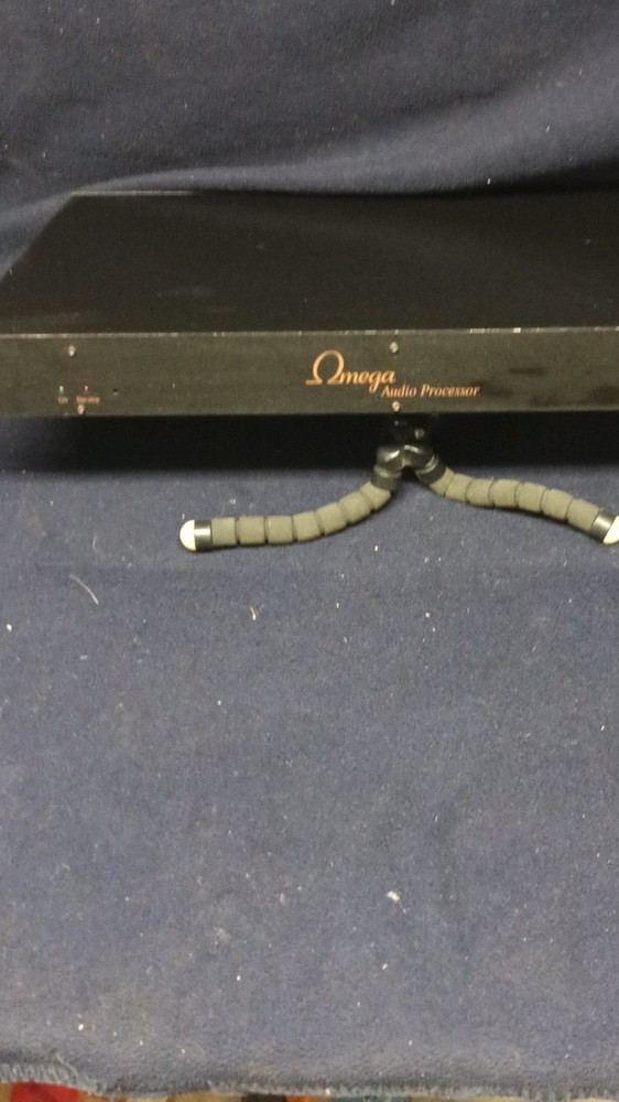 Omega Audio Processor Black Model High-Performance Audio Equipment